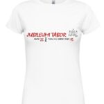 Fehér női póló eleje