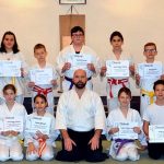 Fotóalbum: Aikido gyermek kyu vizsga – felsős iskolás csoport – 2025. február 07. – Tada Ima Aikido Dojo, Esztergom–Szentgyörgymező